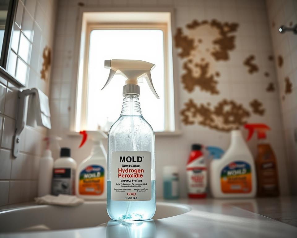 mold removal with hydrogen peroxide