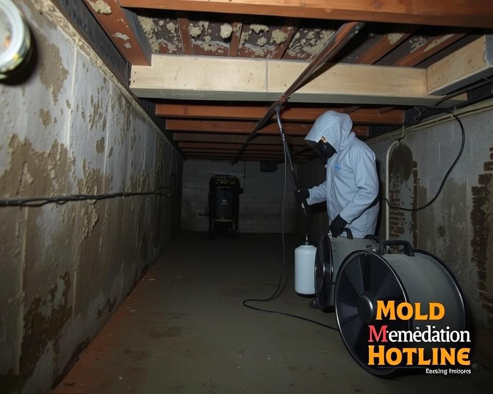 crawl space fungus treatment